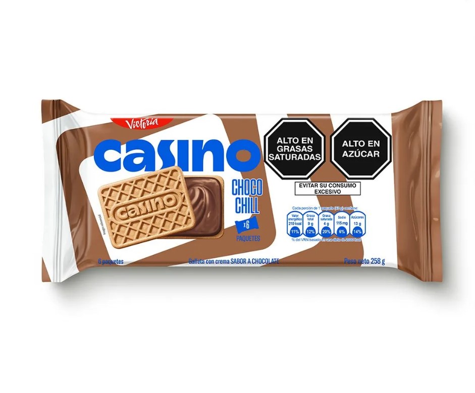 Pack de Galletas Casino x6 Chocolate
