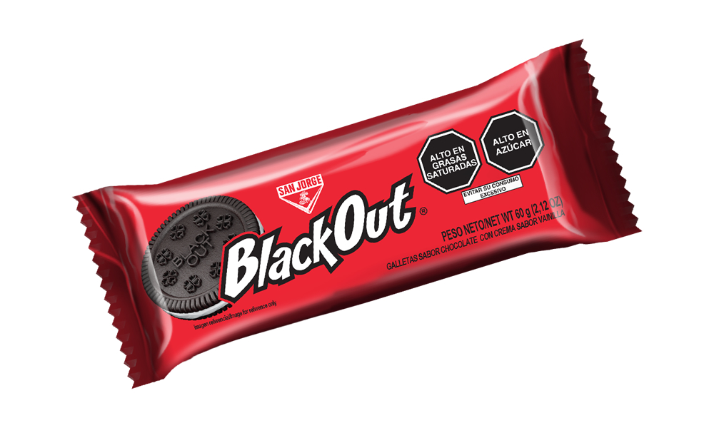 Black Out Chocolate y Vainilla 60g