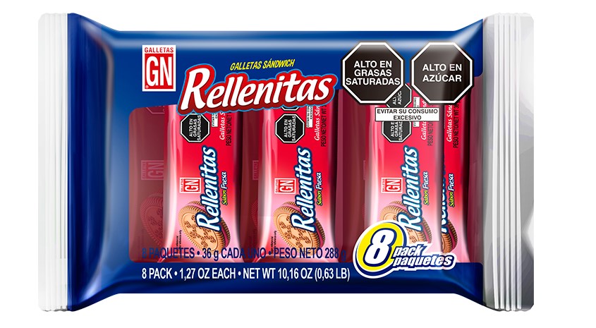 Paquete de Rellenitas Fresa x8