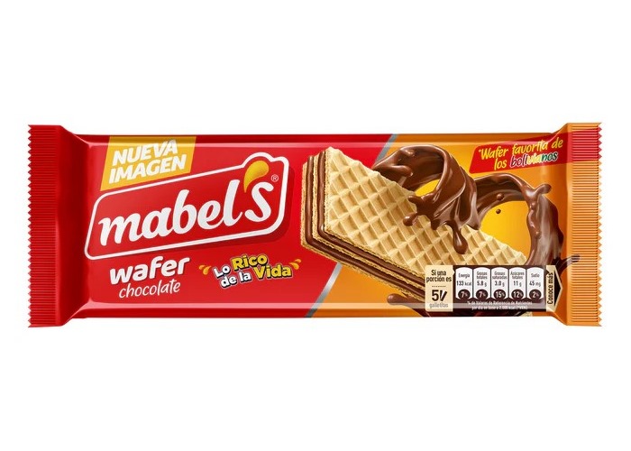 Wafer Chocolate Mabels 107g