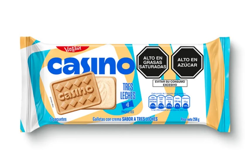Pack de Galletas Casino x6 Tres Leches